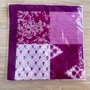 New Wine Red Furoshiki, Wrapping Cloth, Towel and Kimono Pattern Fabric